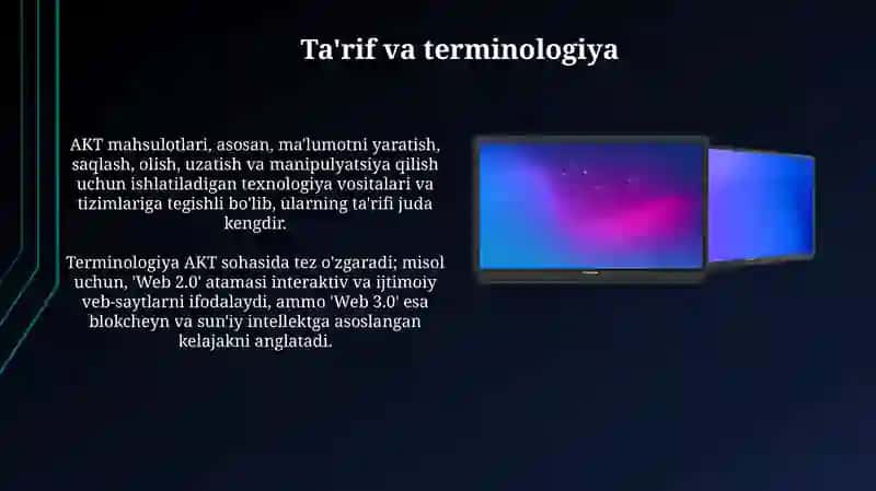 Axborot-kommunikatsiyat exnologiyalari mahsulotlari 3