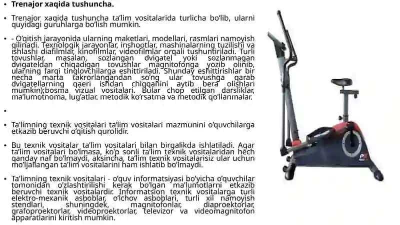 TRENAJORLAR. ULARDAN FOYDALANISHNING PISIXOLOGIK PEDAGAGIK ASOSLARI 3