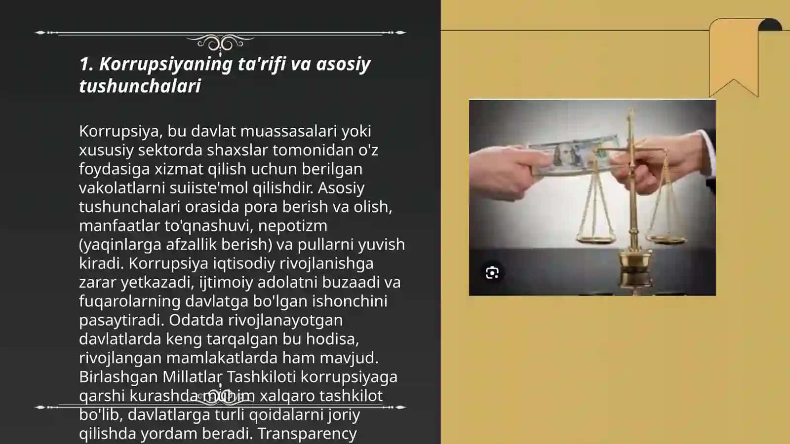 Korrupsiyani mohiyati va oqibatlari 3