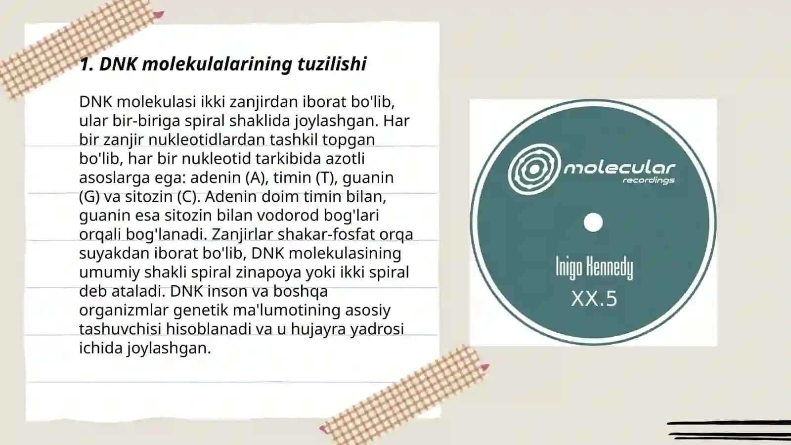 Irsiyatning molekulyar asoslari 3