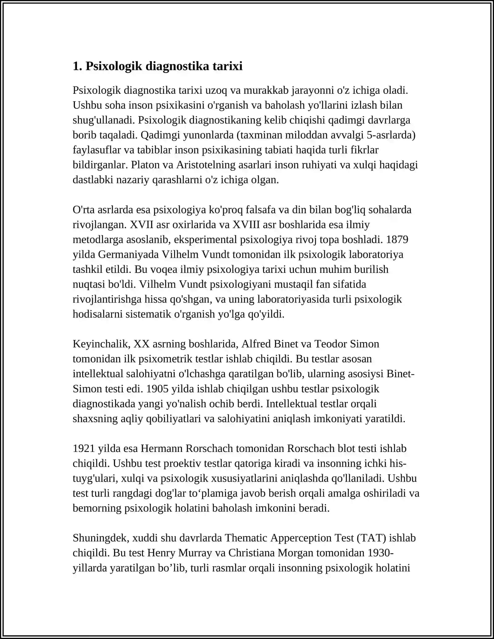 PSIXOLOGIK DIAGNOSTIKA VA ULARNING IMKONIYATI 3