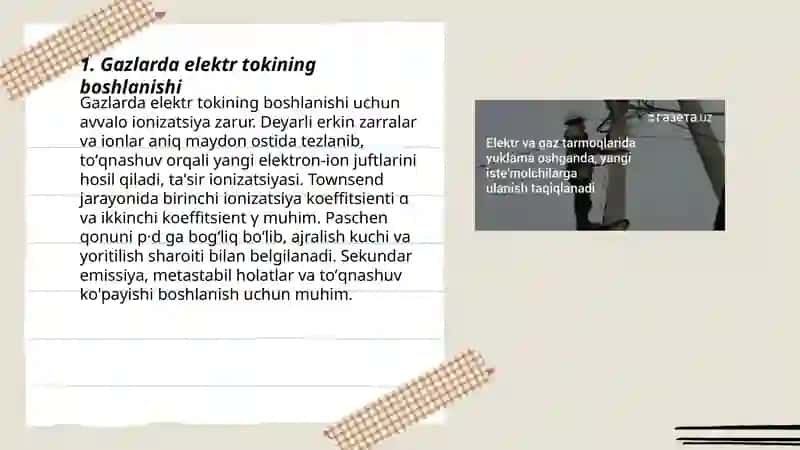 Gaz va vakumlarda elektr toki 3