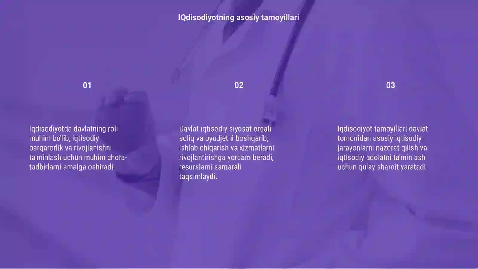 Iqdisodiyotning boshqarishda davlatning yòli 3
