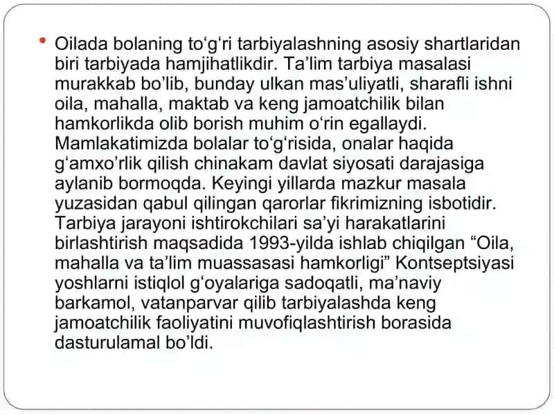Ta'lim tarbiya jarayonida oila mahalla va ta‘lim muassasalarining hamkorligi 3