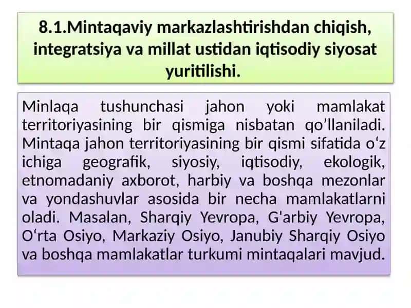 DAVLATNING MINTAQAVIY SIYOSATI VA HUDUDLAR RIVOJLANISHINING ISTIQBOLLARI 3