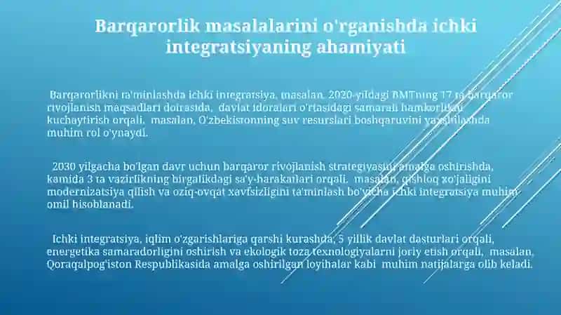 Tilshunoslik masalalarini o'rganishda ichki integratsiya 3