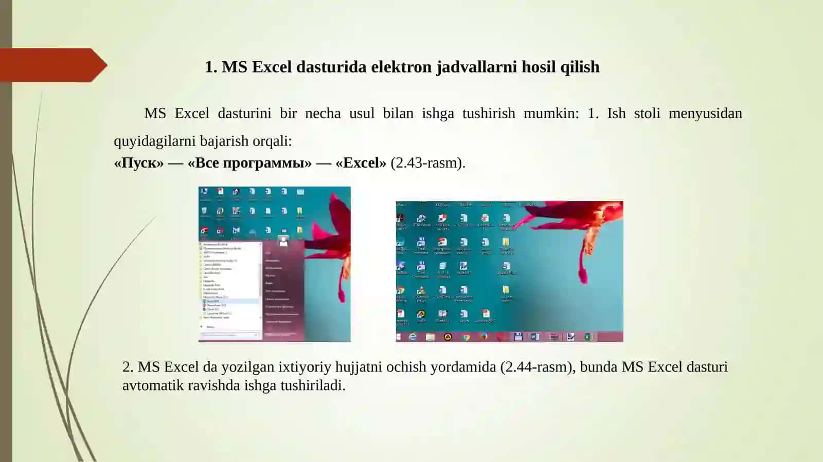 MS Excel dasturida diagramalar bilan ishlash 3