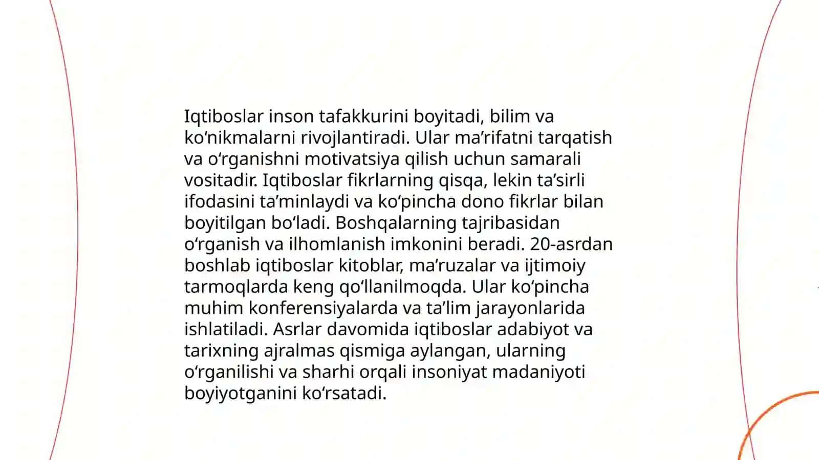 Iqtibos keltirish. Parafaza 3