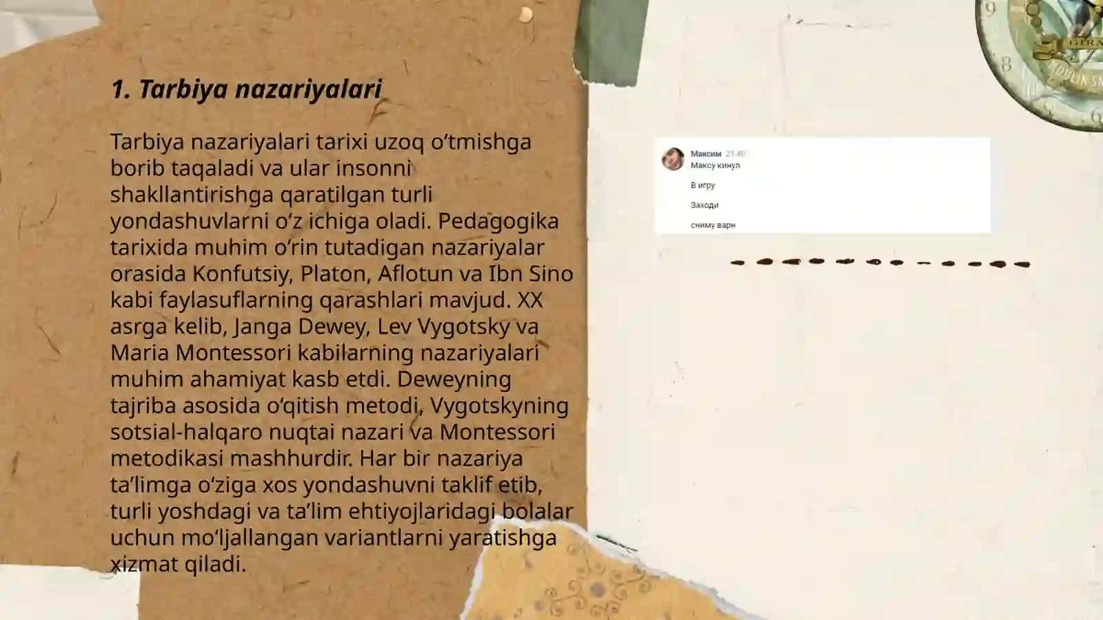 Tarbiya” fani bo‘yicha darsliklar va o‘quv-metodik qo‘llanmalar 3