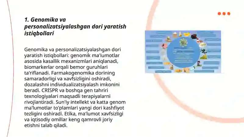 Genomika va personalizatsiyalashgan dori yaratish istiqbollari 3