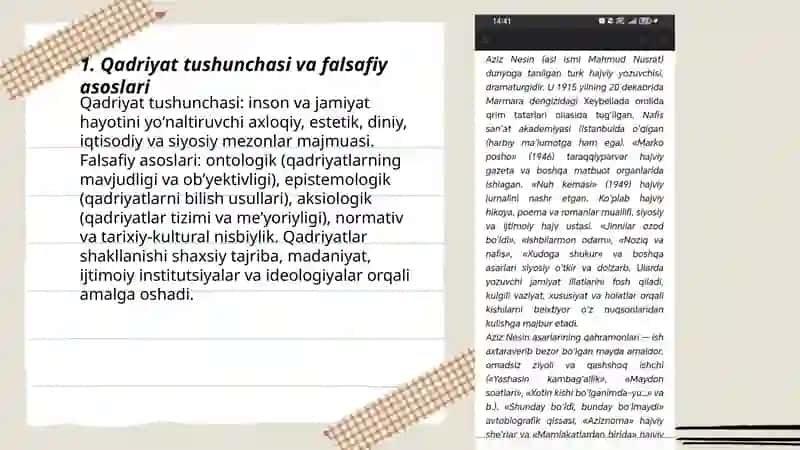 Qadriyatlar falsafasi 3