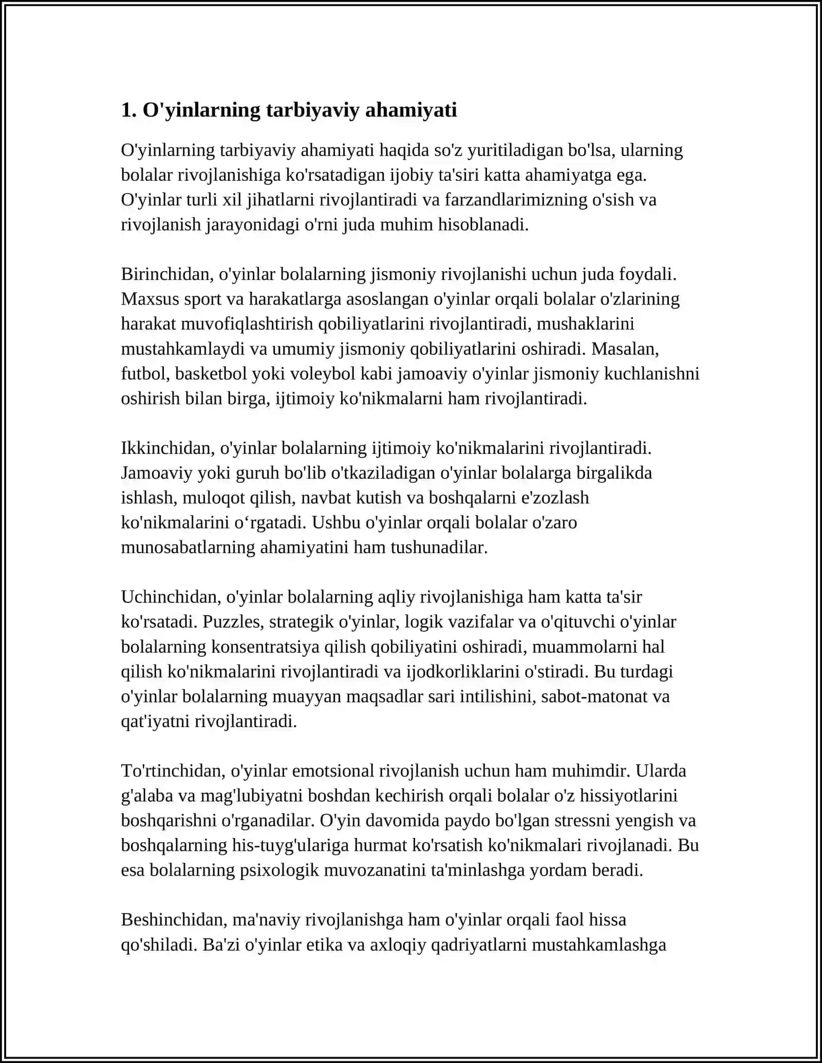 O'YINLAR IJTIMOIY FAOLIYAT SIFATIDA 3