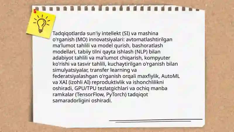Tadqiqot faoliyatidagi innovatsiyalar 3