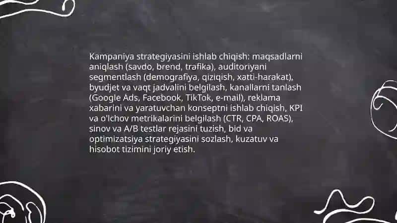 Online reklama kompaniyalarini tashkil Etish 3
