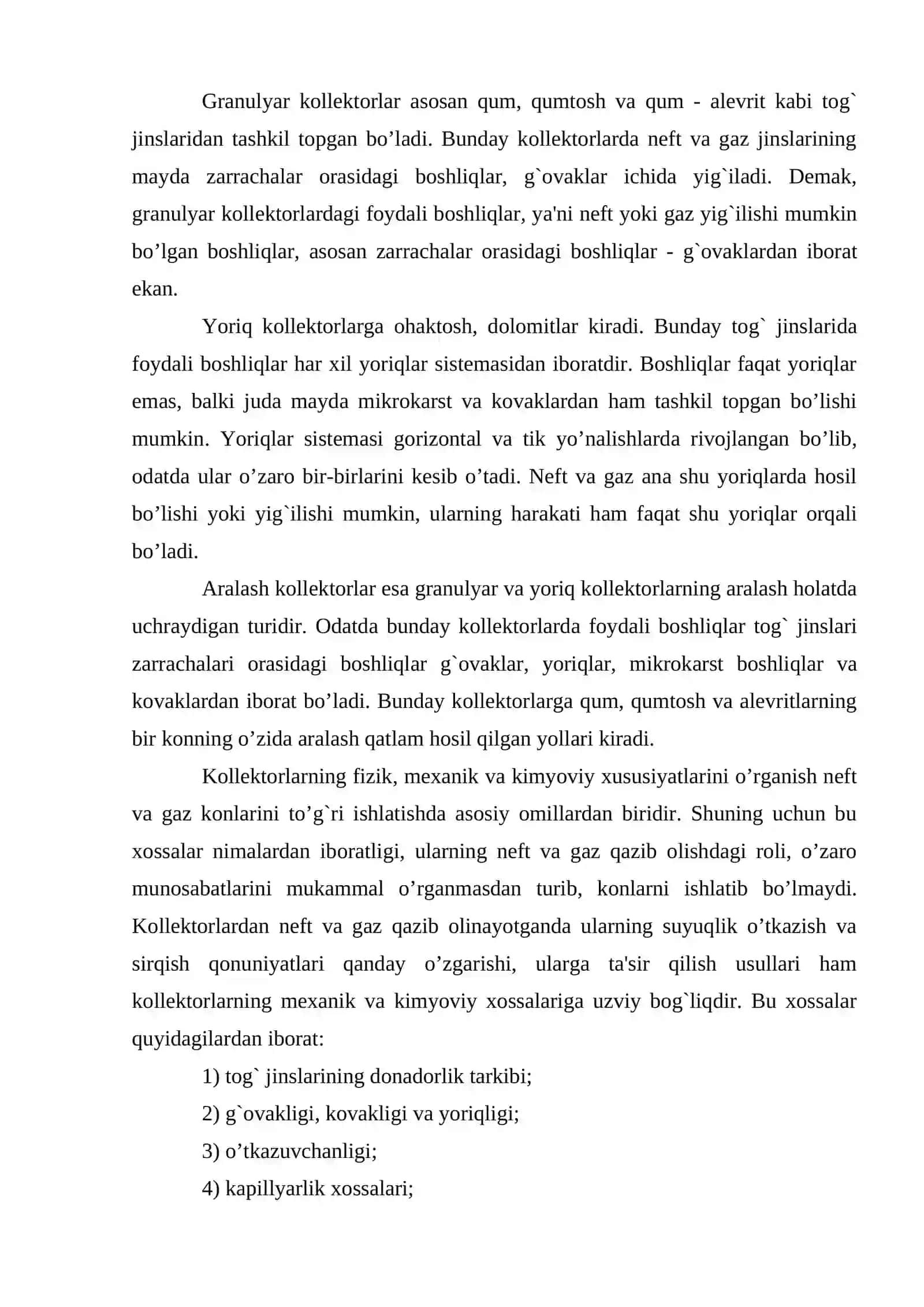 Tog` jinslarining xossalari 3