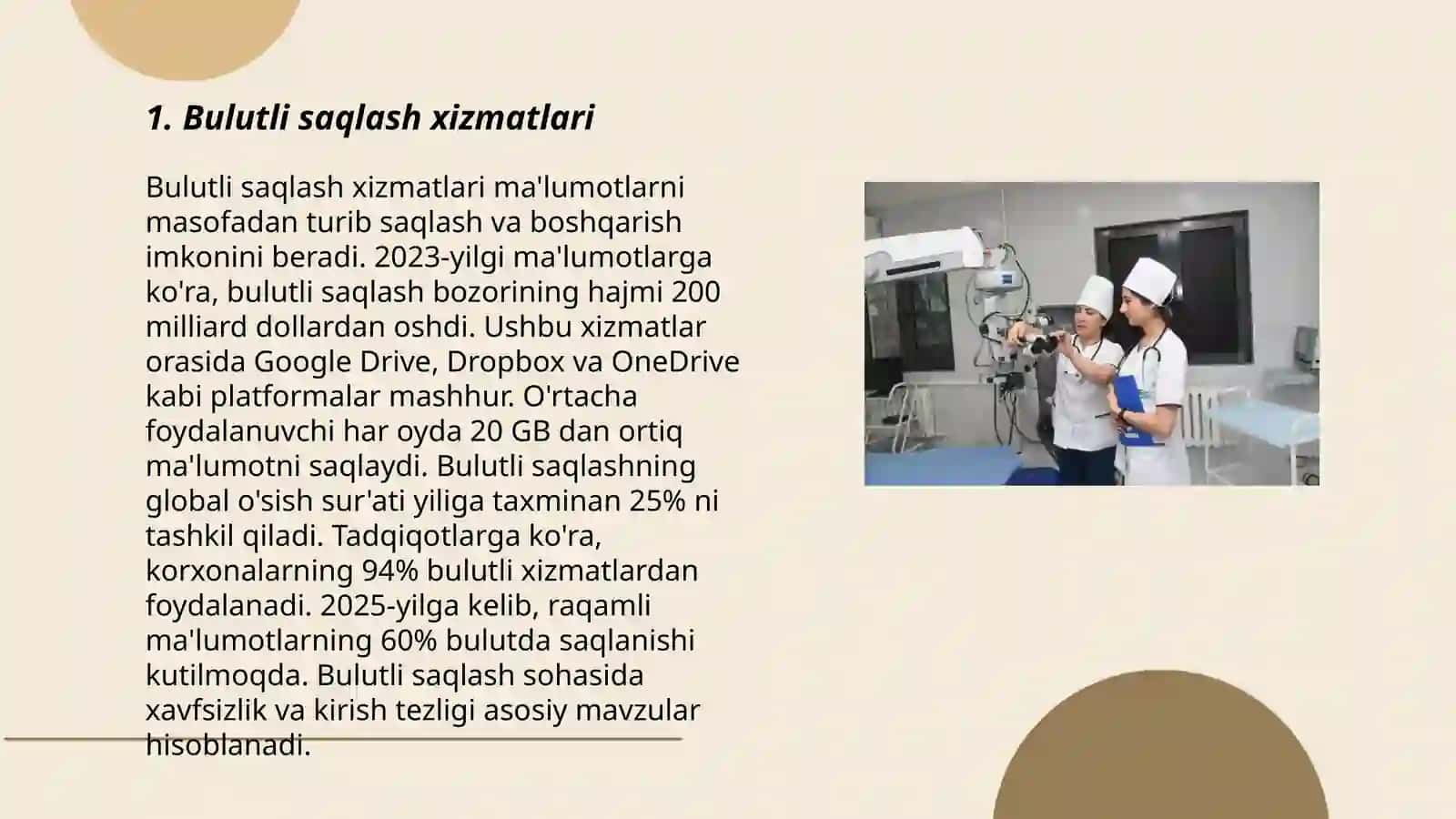Bulutli texnologiyalarni qoʻllanilish sohalari 3