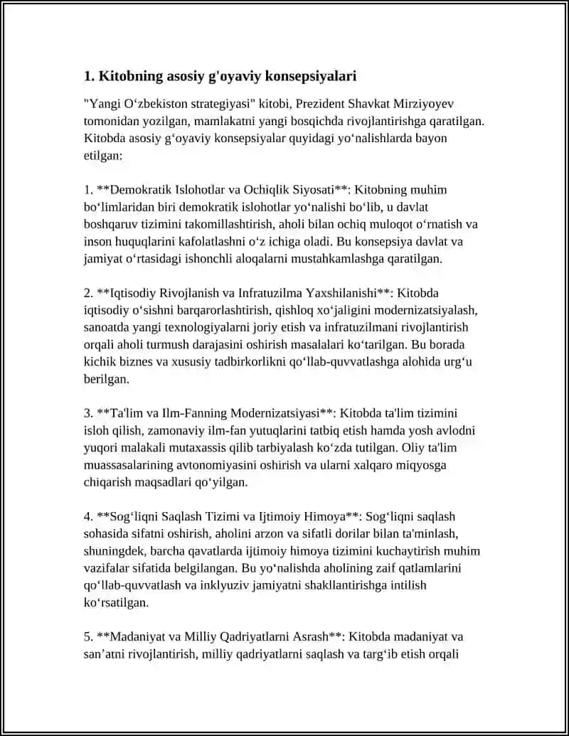 SHU.MIRZIYOEV "YANGI OʻZBEKISTON STRATEGIYASI" KITOBI 3