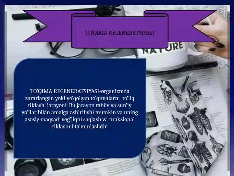 XIRURGIYADA TO’QIMALARNI REGENERATSIYA QILISH. 3