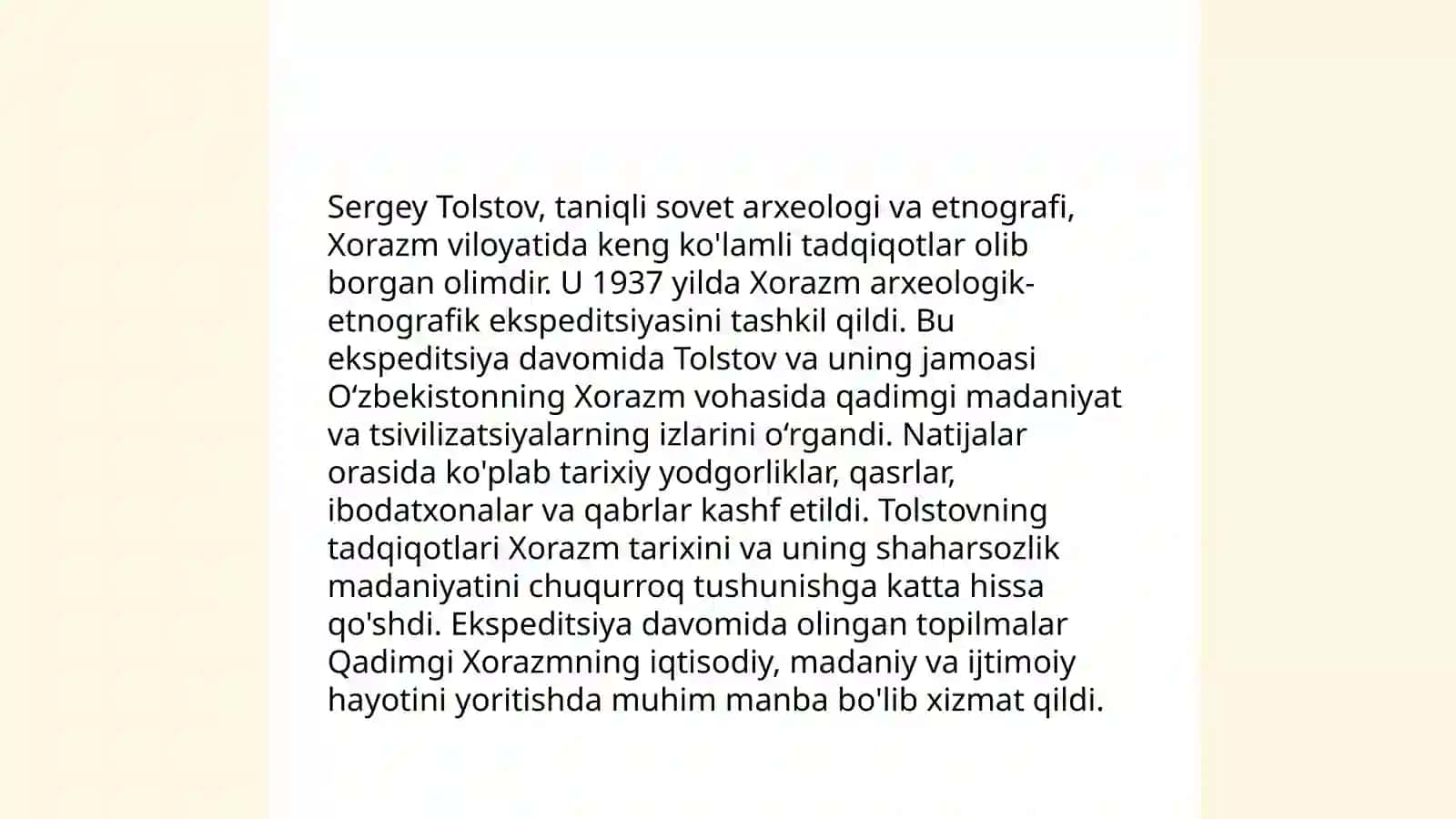 O'zbek xalqi etnogenezi bo'yicha tadqiqot olib borgan rus olimlari va ularning asarlari 3
