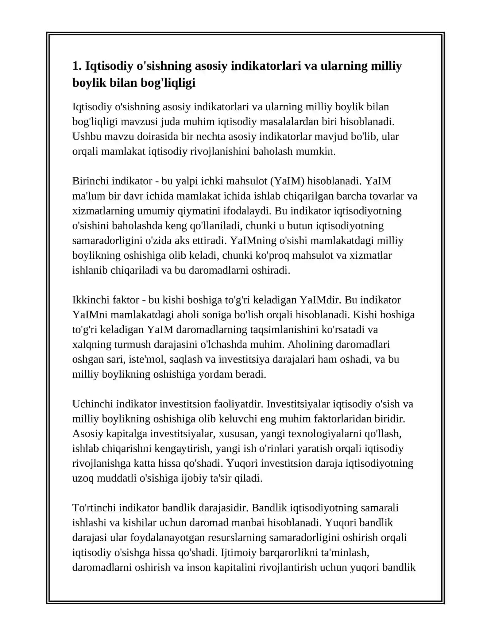 IQTISODIY O'SISH, TARAQQIYOTI VA MILLIY BOYLIK 3