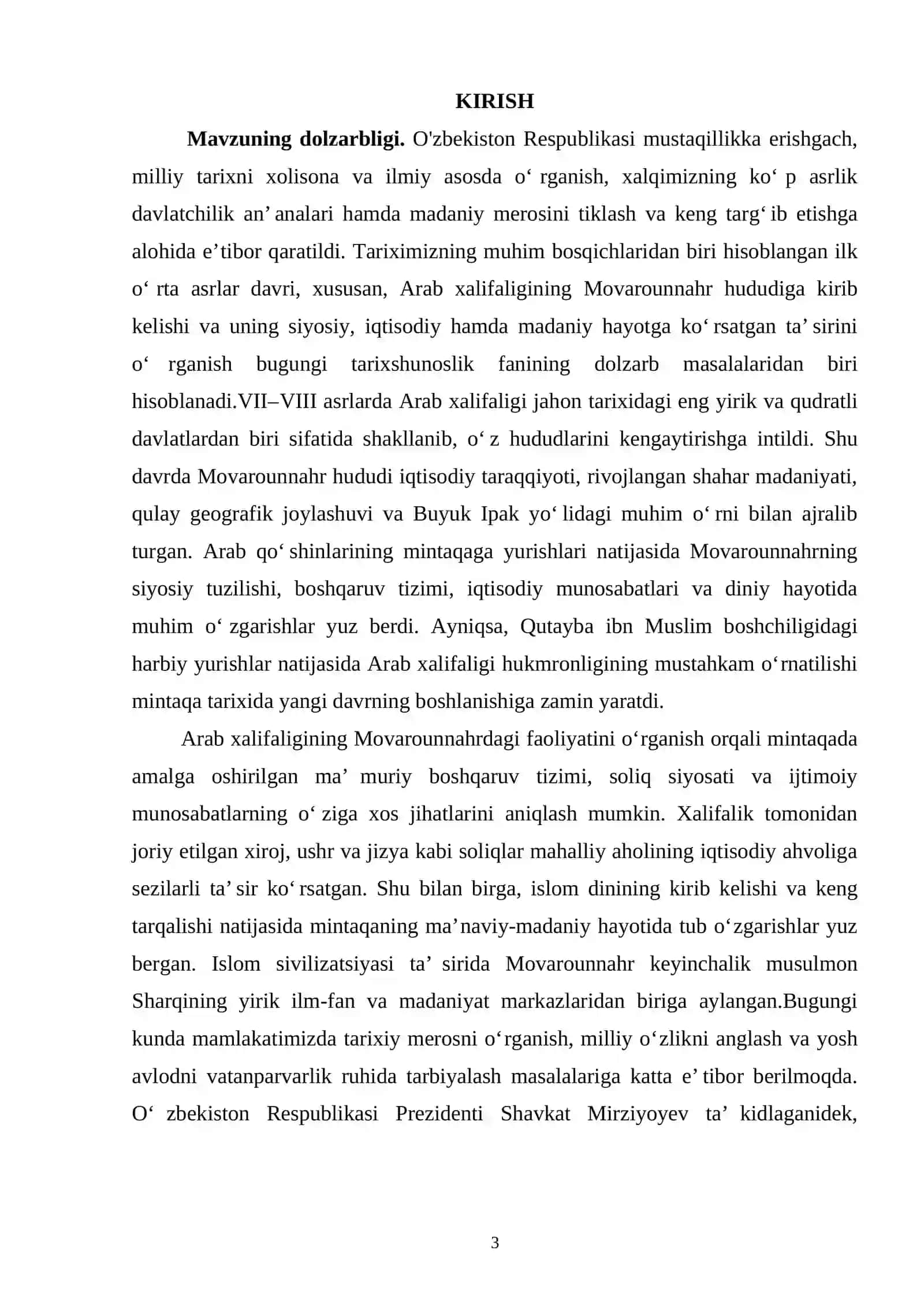 Arab xalifaligining Movarounnaxrda o'rnatilishi 3