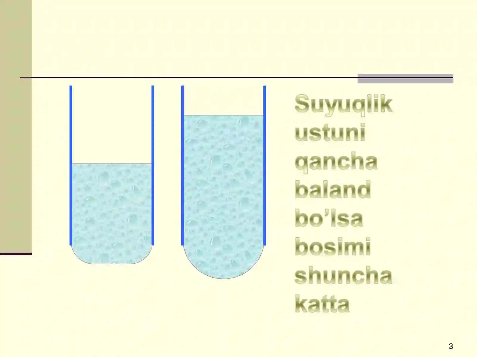 Mavzu yuzasidan tajriba 3