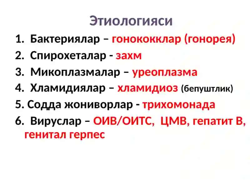 ТЕРИ-ТАНОСИЛ КАСАЛЛИКҚЎЗҒАТУВЧИЛАРИ 3
