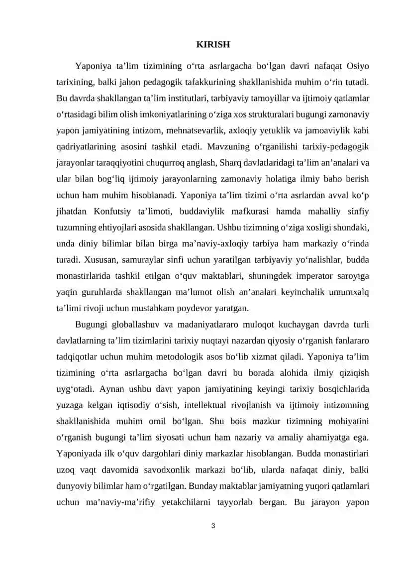 Yaponiya ta’lim tizimi 18-asrgacha bolgan davr 3
