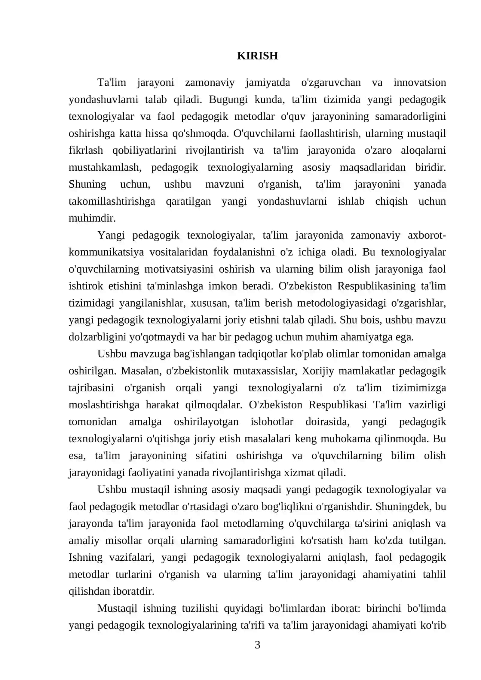 Yangi pedagogik texnologiya va faol pedagogik metodlar 3