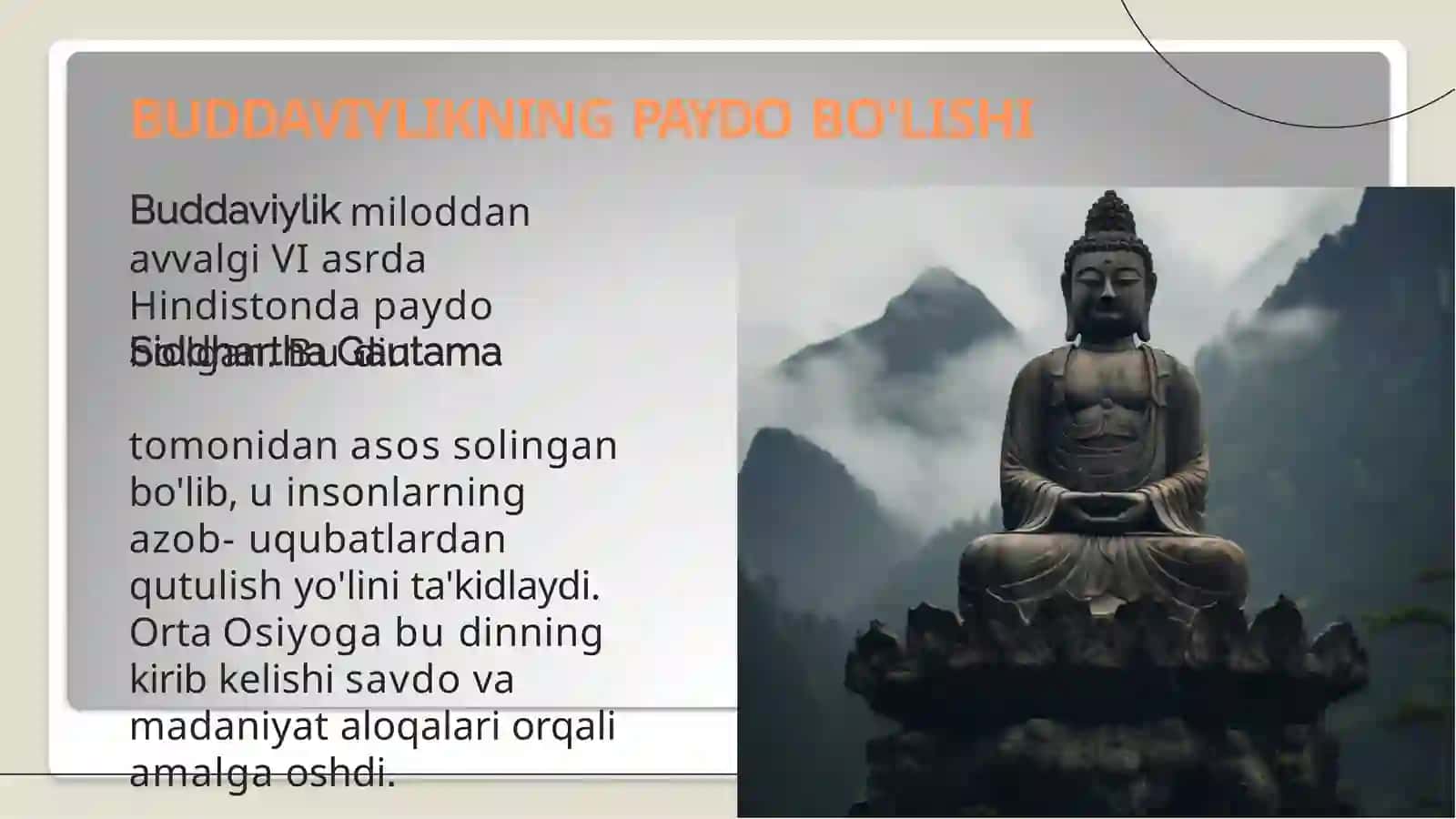 Orta Osiyoda buddaviylikning yoyilishi 3