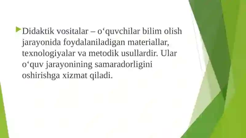 Sinfdan tashqarimashg’ulotlarning didaktik vositalari 3