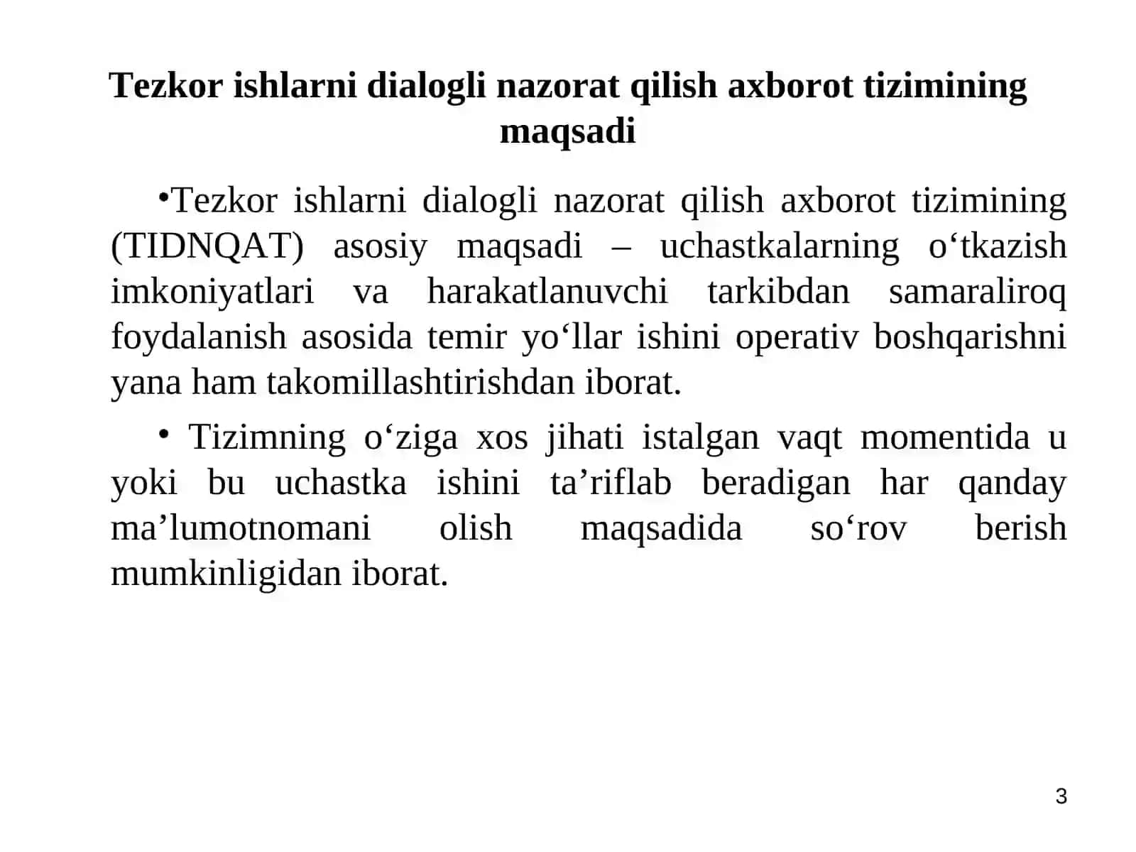 Tezkor ishlarni dialogli nazorat qilish axborot tizimi 3