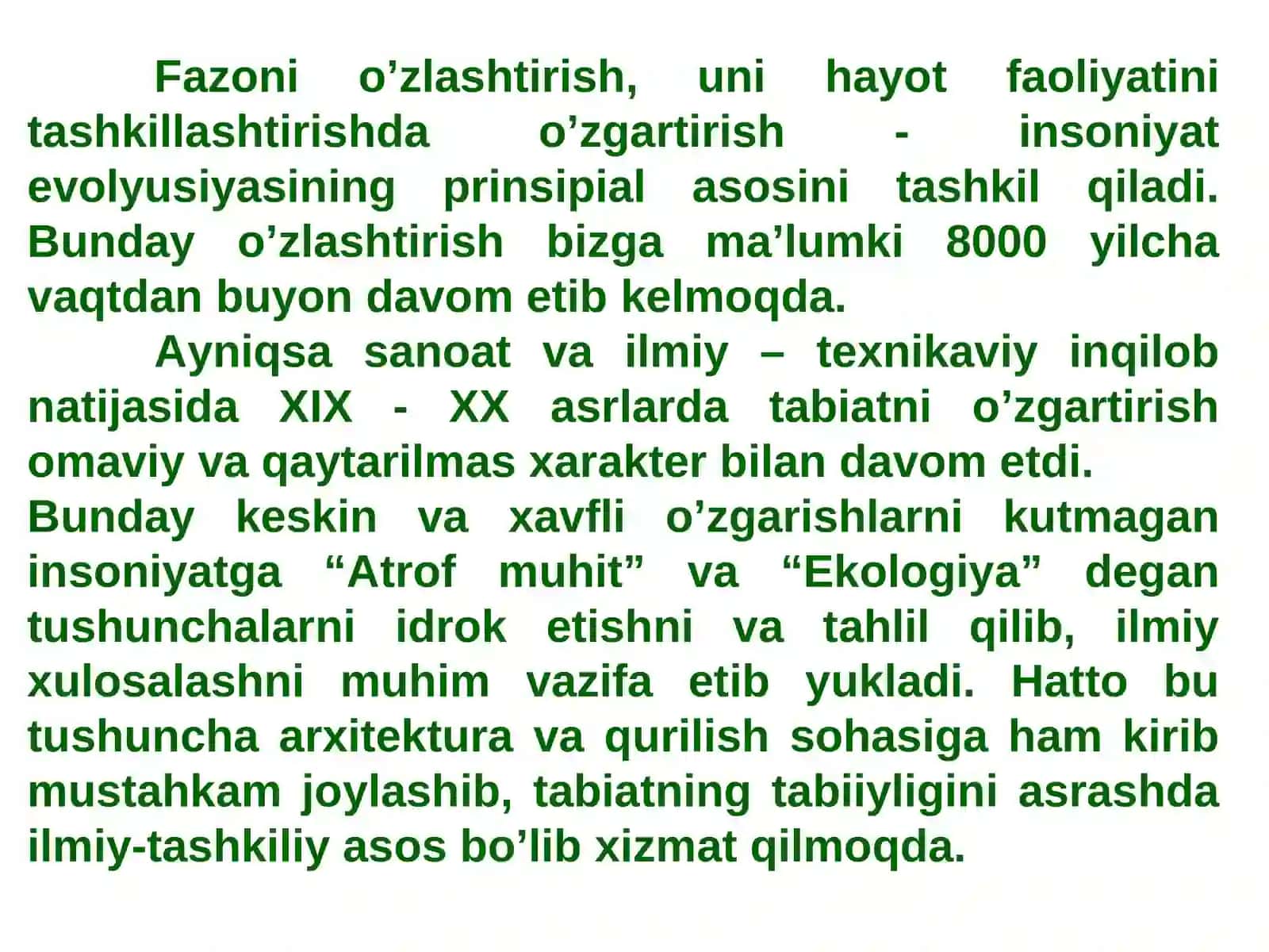 Shaharsozlikni rivojlantirish 3