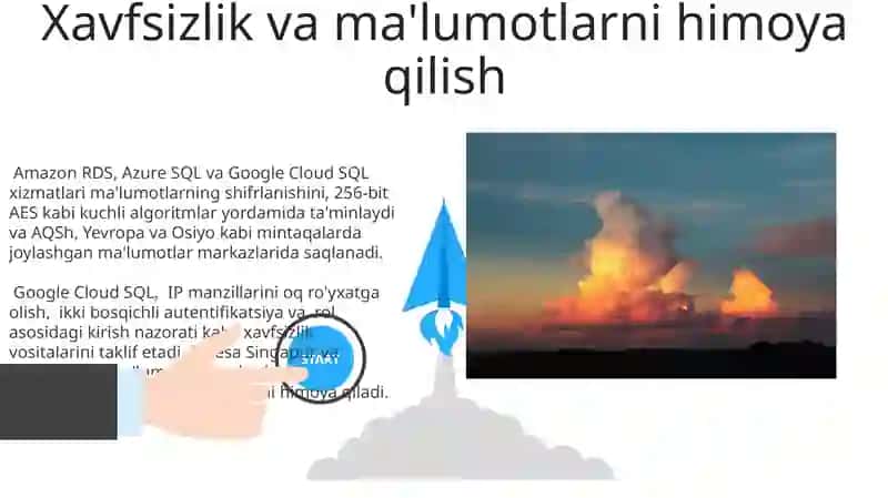 Bulutli Ma'lumotlar Bazalarini Tanlash va Qo'llash 3