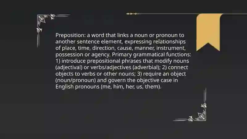 Preposition and its types 3