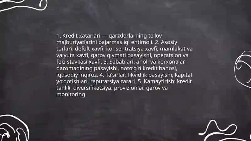 Bank xavfsizligiga ta'sir qiluvchi xatar shakllari 3