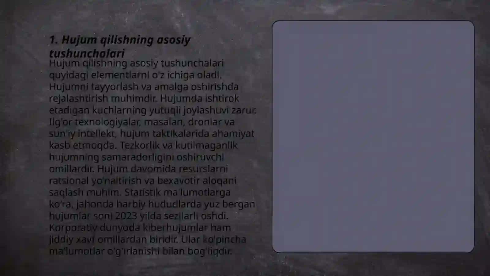 Hujim qilish texnikasini o’rgatish 3
