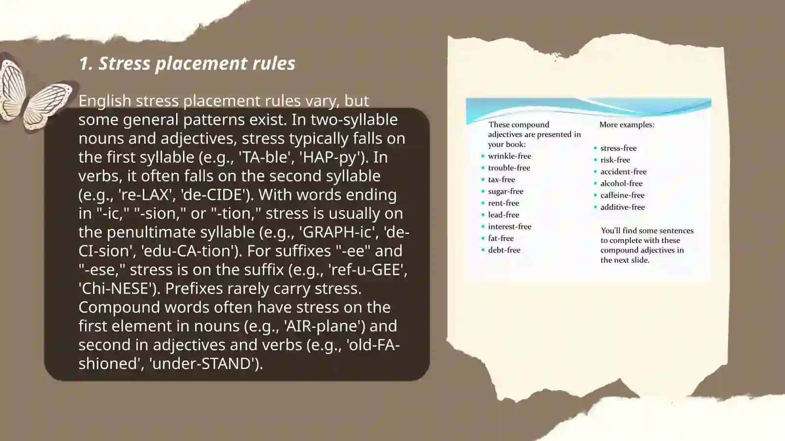 Stress in Compound Adjective 3