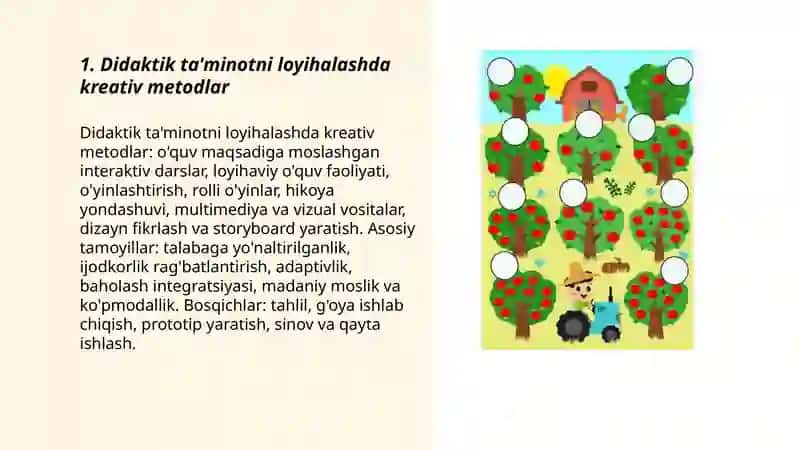 Didaktik ta'minotni loyihalashda kreativ metodlar 3