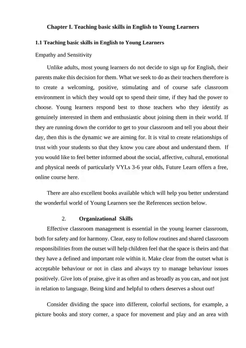 Teaching English Skills for Young Learners 3