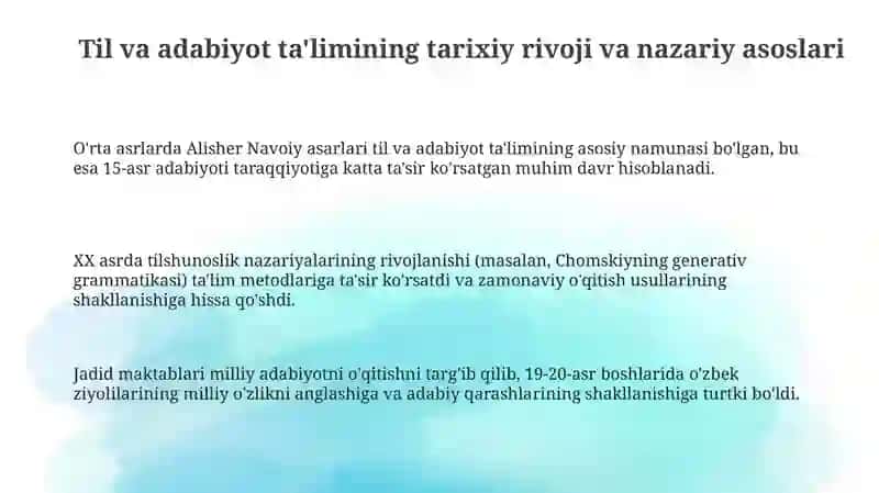 Til va adabiyot ta’limi 3