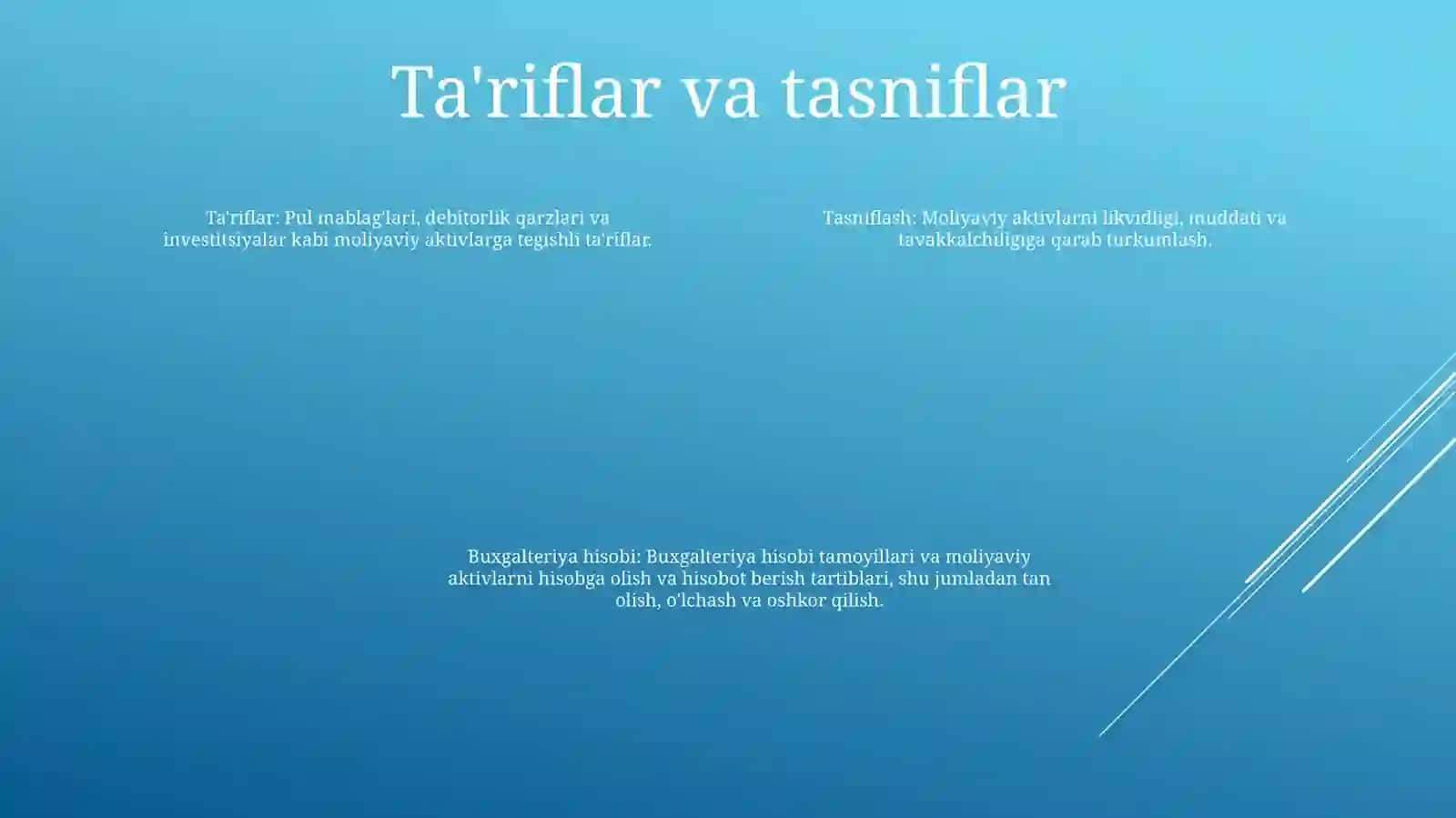 Budjet Tashkilotlarida Moliyaviy Aktivlar Hisobi 3