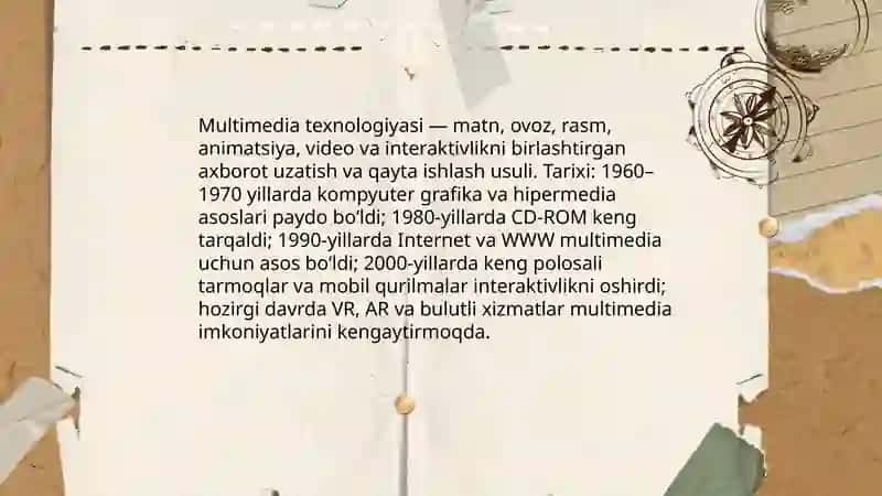 Multimedia texnologiyasi 3