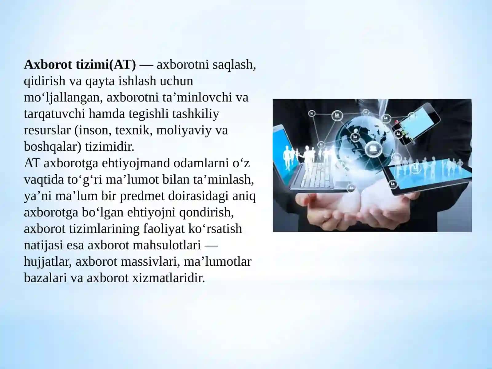 Axborottizimiturlari.Qarorqabulqilishdafoydalaniladiganaxborotturlari 3