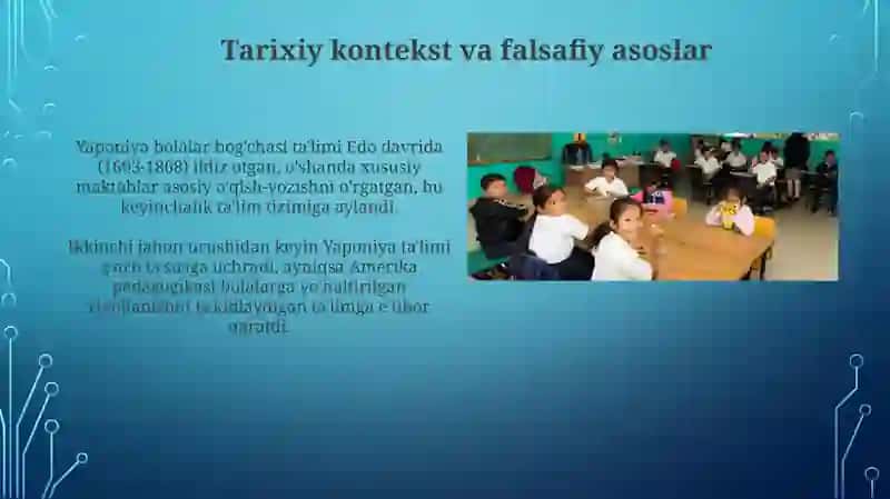 Yaponiya maktabgacha ta'lim tizimidagi muammolar 3