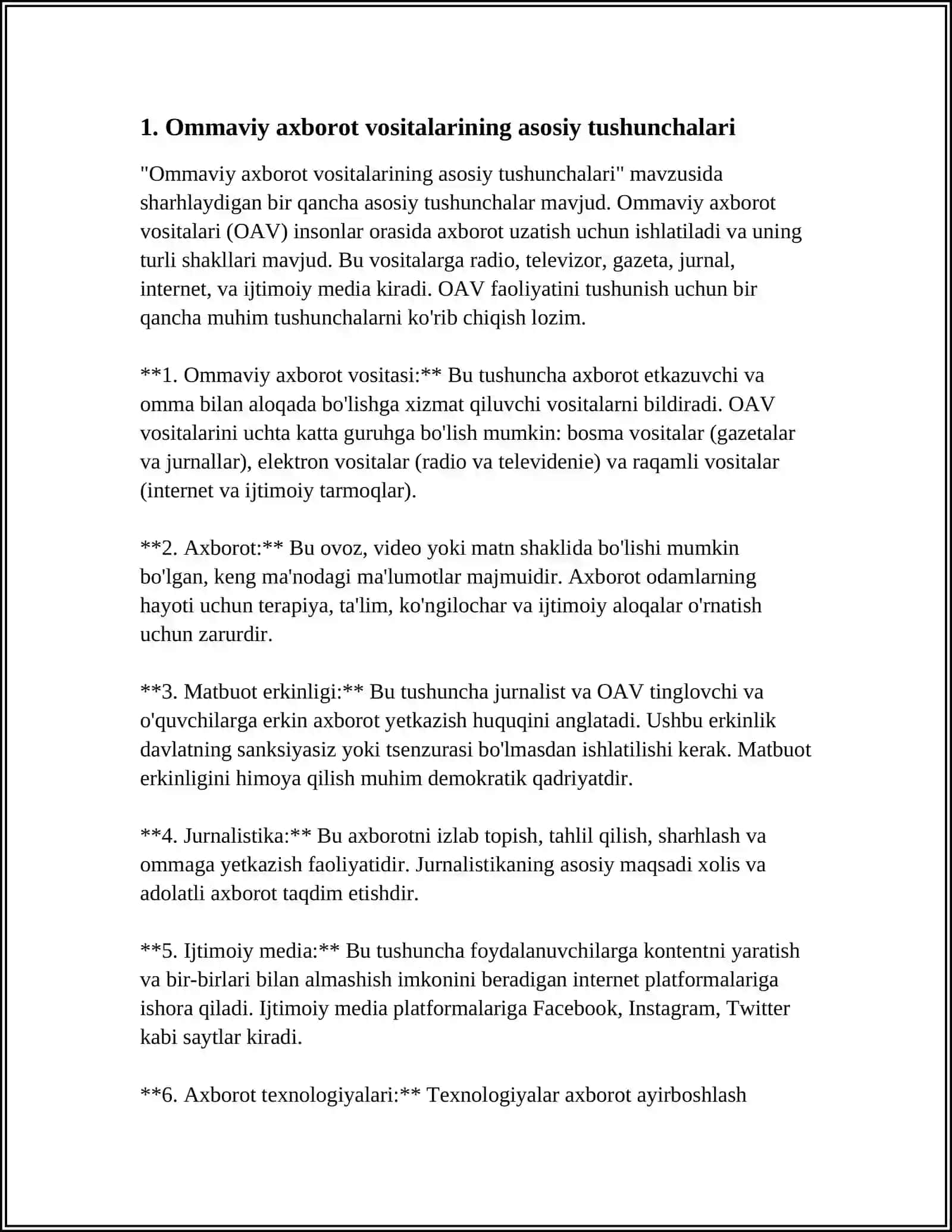 MEDIA SAVODXONLIKNI RIVOJLANTIRISH YÒLLARI 3