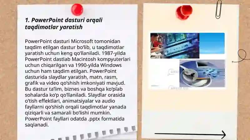 PowerPoint dasturi orqali taqdimotlar yaratish 3