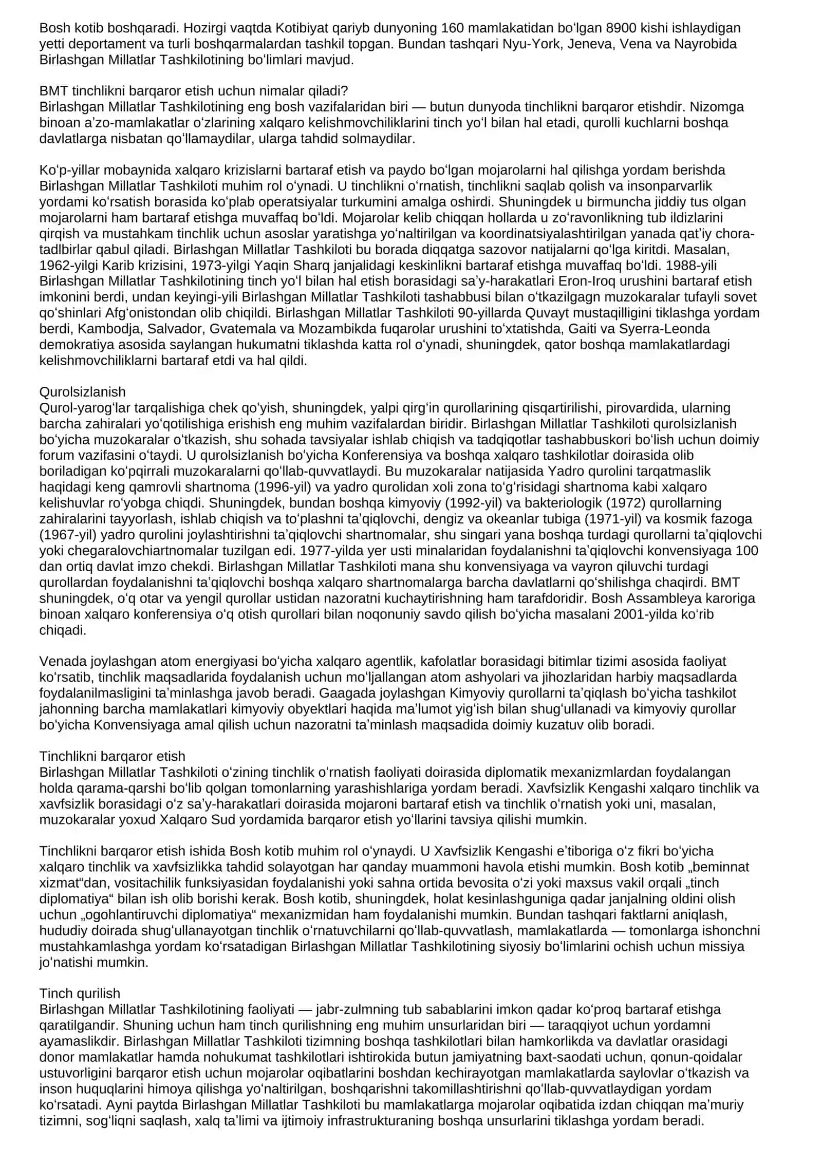Birlashgan millatlar tashkiloti(BMT) 3
