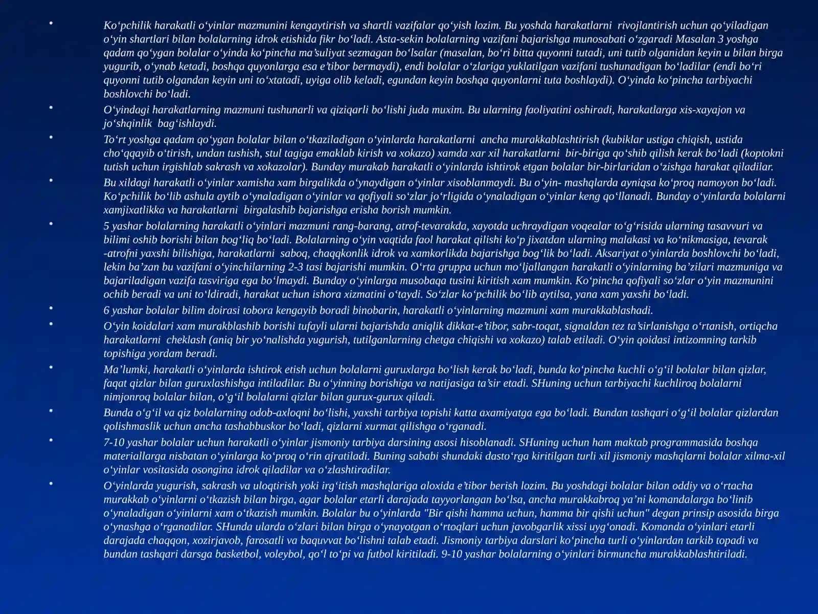 Harakatli o‘yinlarni tanlash metodikasi 3