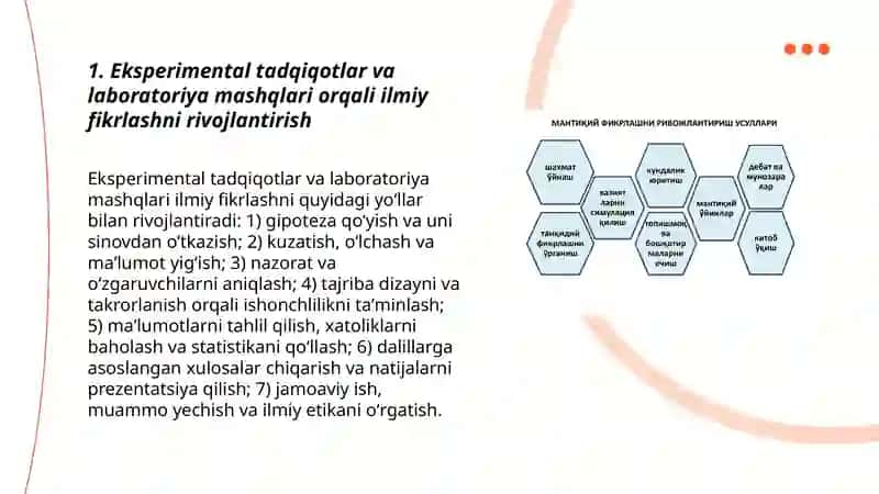 Ilmiy fikrlashni rivojlantirish usullari 3